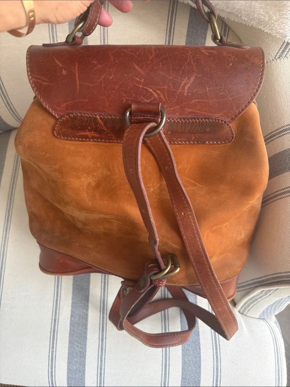 Timberland backpack leather